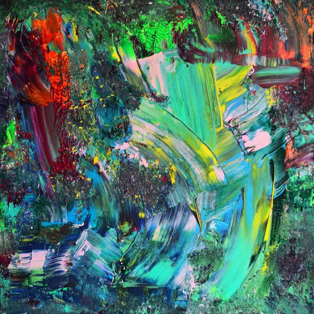 Seikkailu, 2020. Akryyli kankaalle.