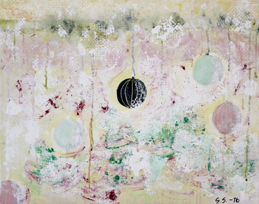 Irti maasta, 2016. Akryyli kankaalle. 