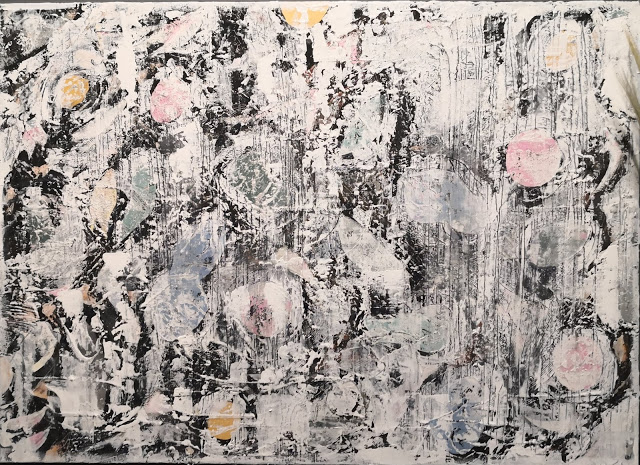 Välimaastossa, 2020. Akryyli kankaalle. 